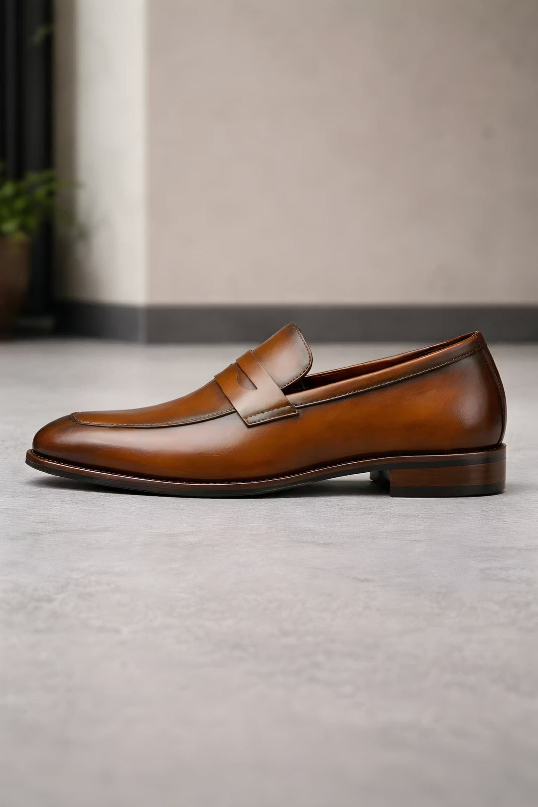 Men's Slip-On Penny Strap Dress Loafers