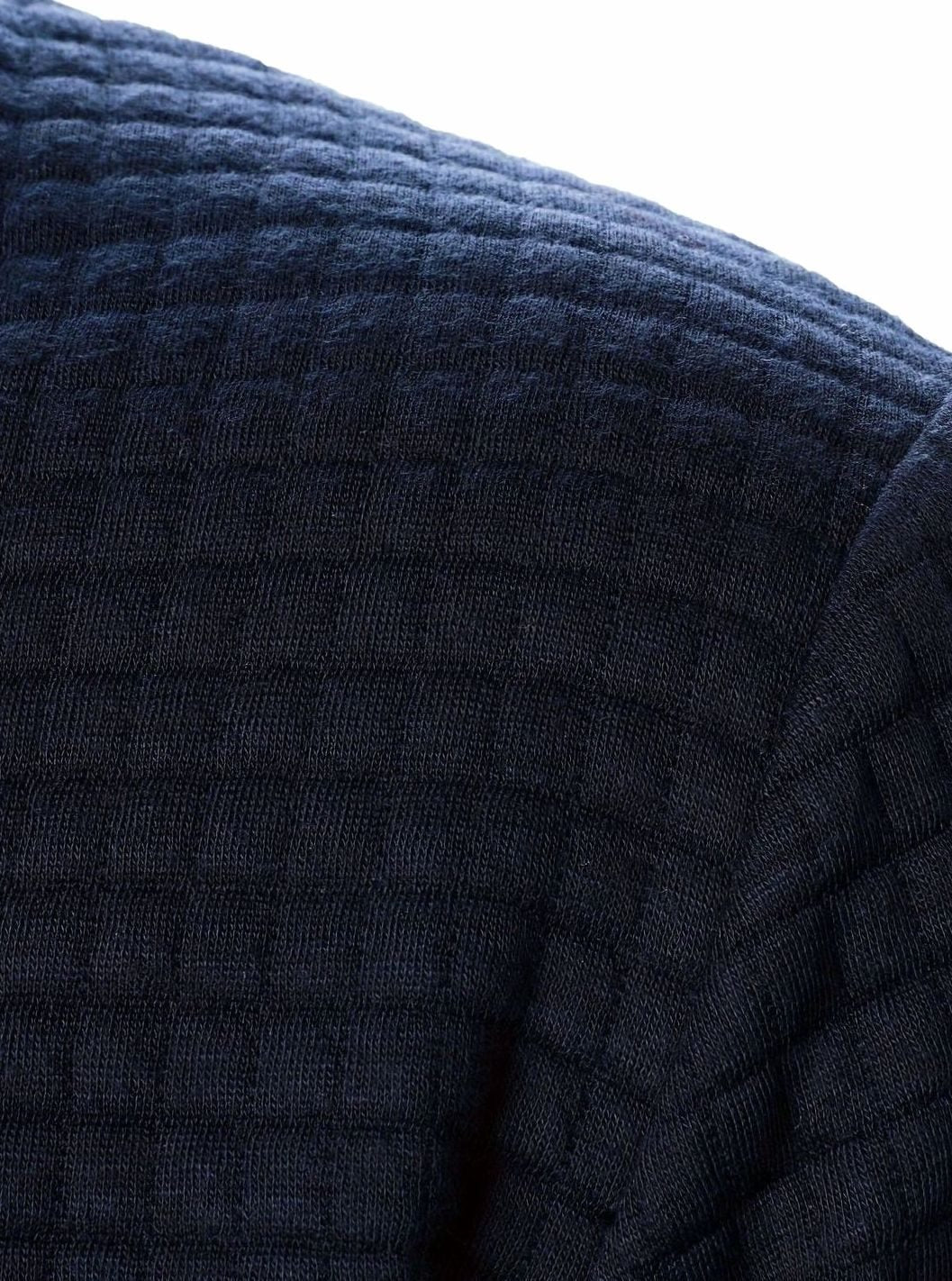 Men's Textured Zip-Up Ribbed Bomber Jacket