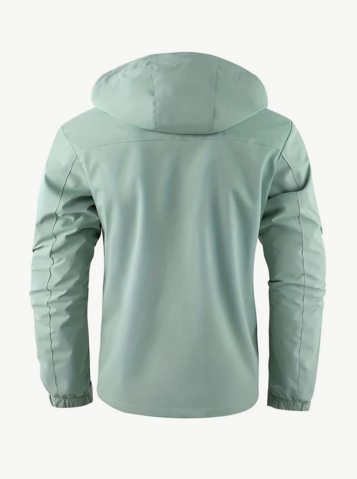Men's Waterproof Hooded Multi-Pocket Winter Jacket