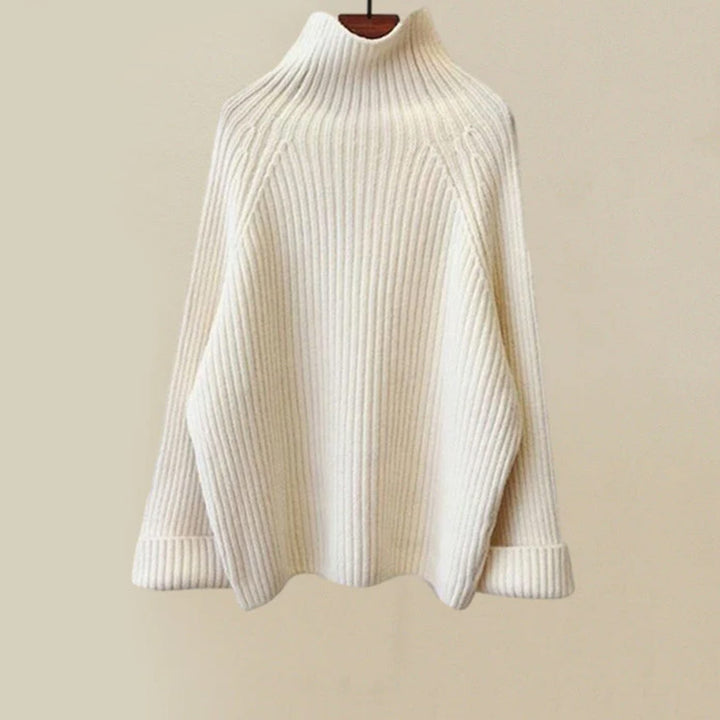 Women's Cable-Knit Turtleneck Quilted Vest Wide-Leg Loungewear Set