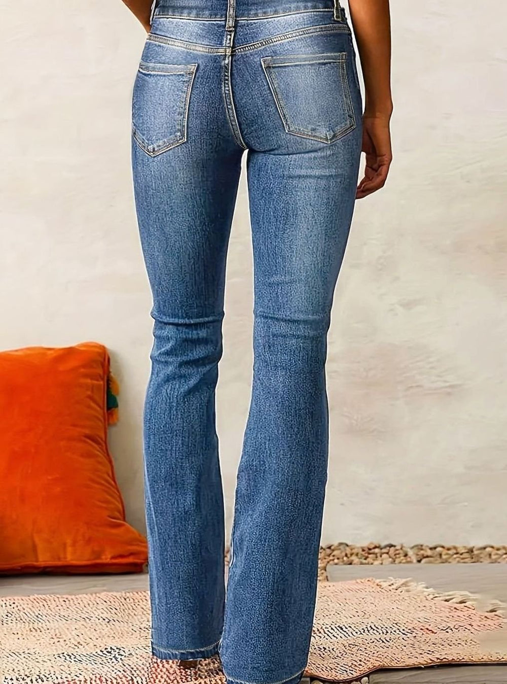 Women's High-Waist High-Rise Flare Bootcut Jeans
