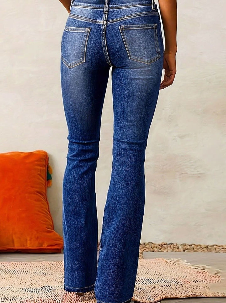 Women's High-Waist High-Rise Flare Bootcut Jeans