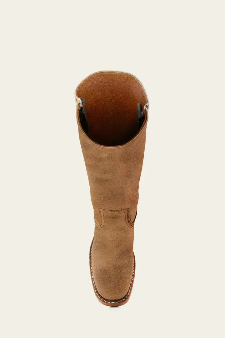 Women's Knee-High Slim-Fit Block-Heel Leather Boots