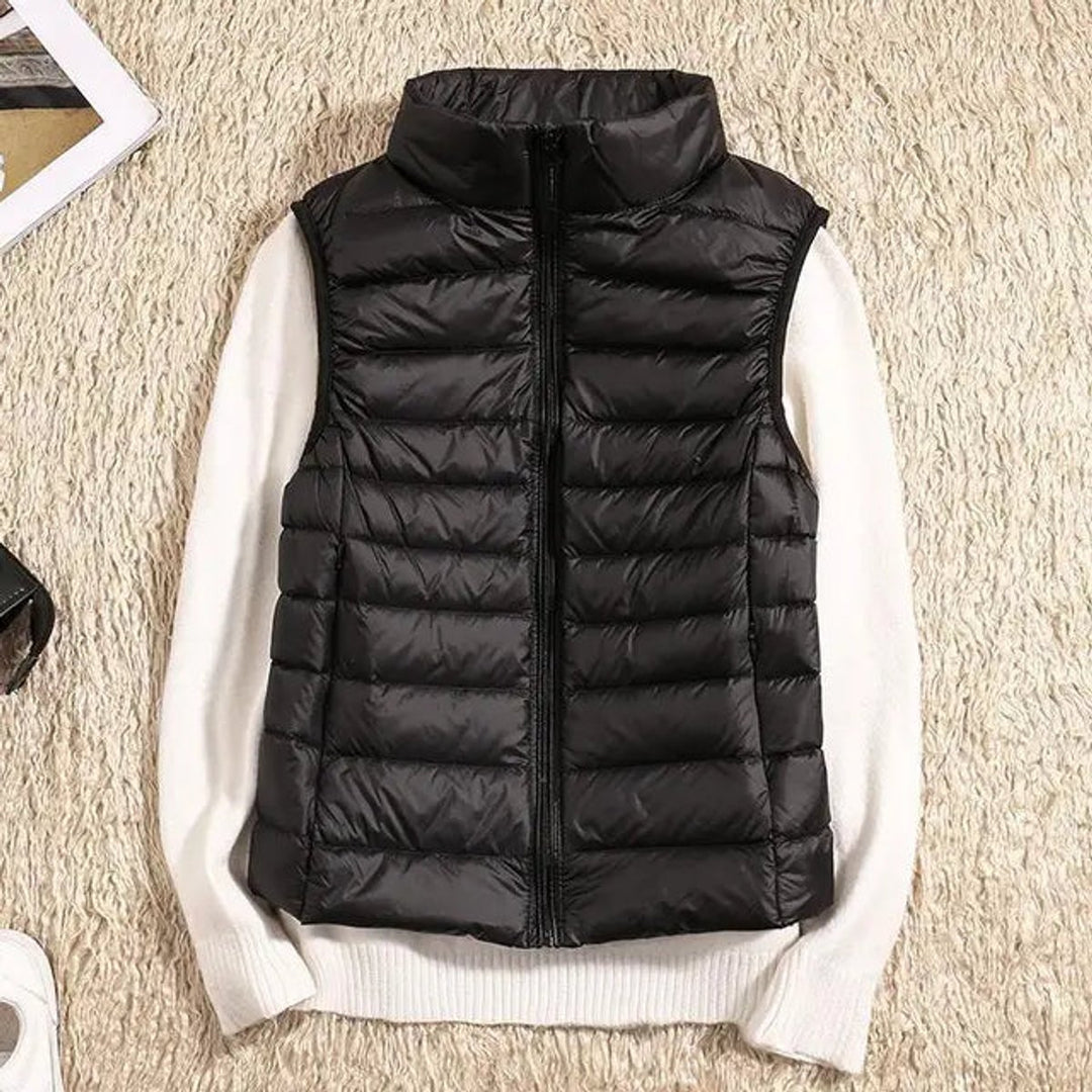 Women's Lightweight Packable Sleeveless Puffer Vest