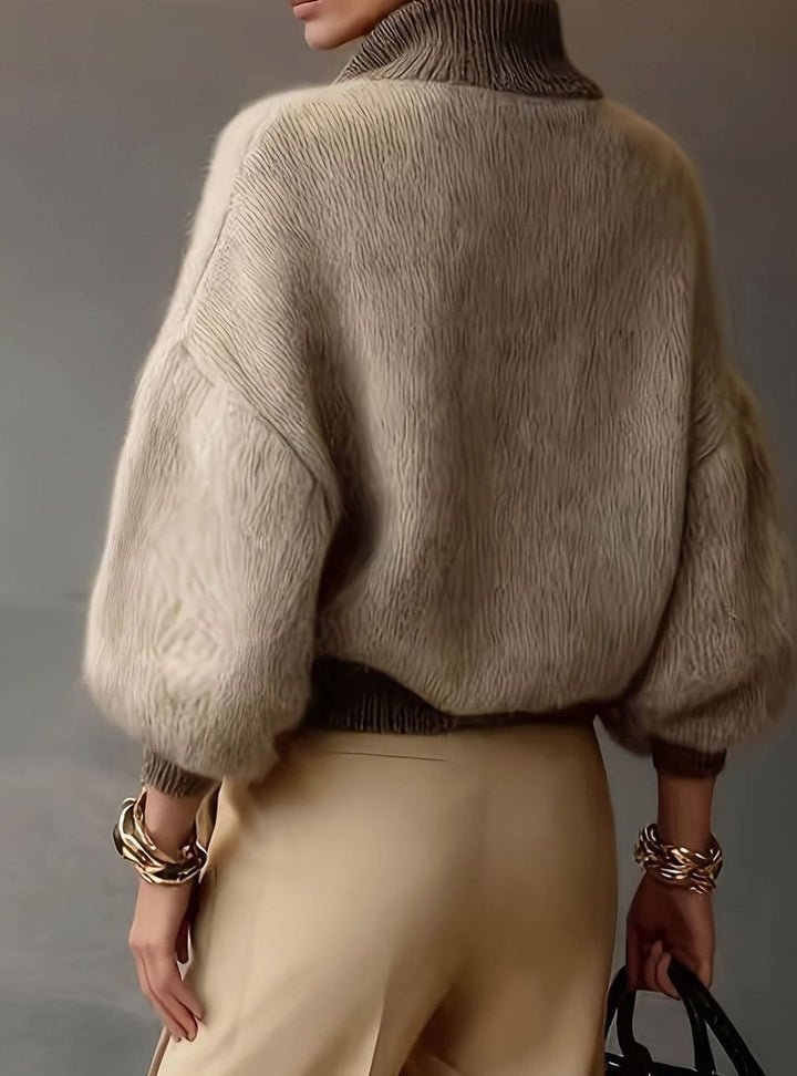 Women's Relaxed-Fit Half-Zip Pullover Sweater