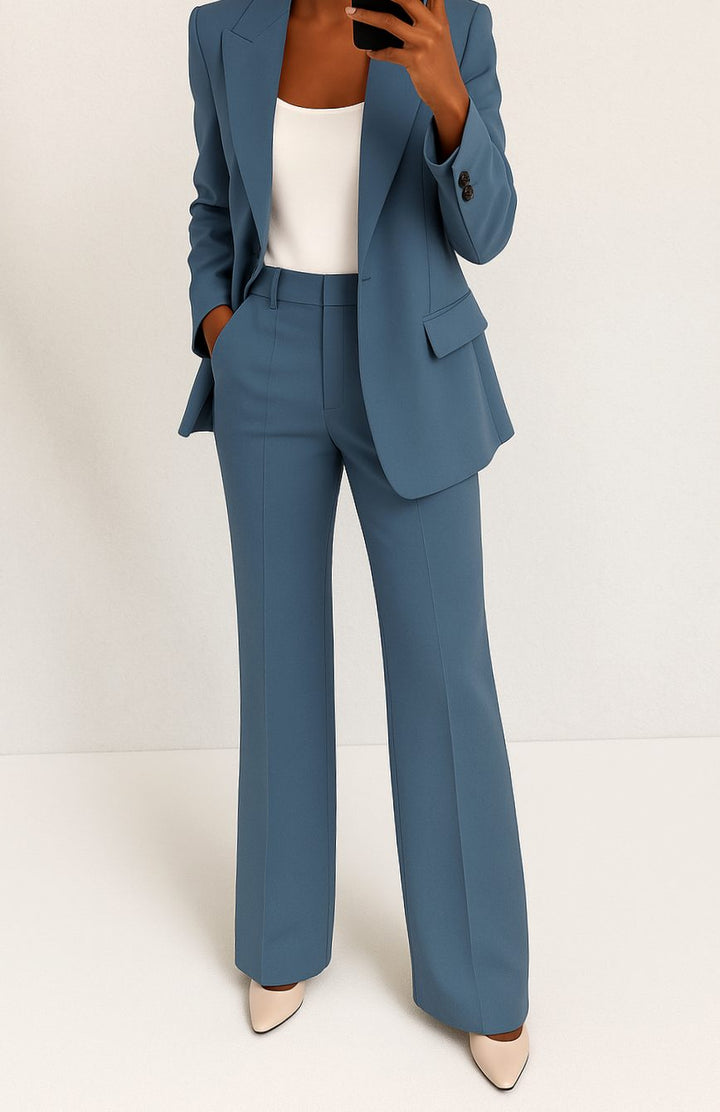 Women's Tailored Blazer Pants Suit Set Two-Piece