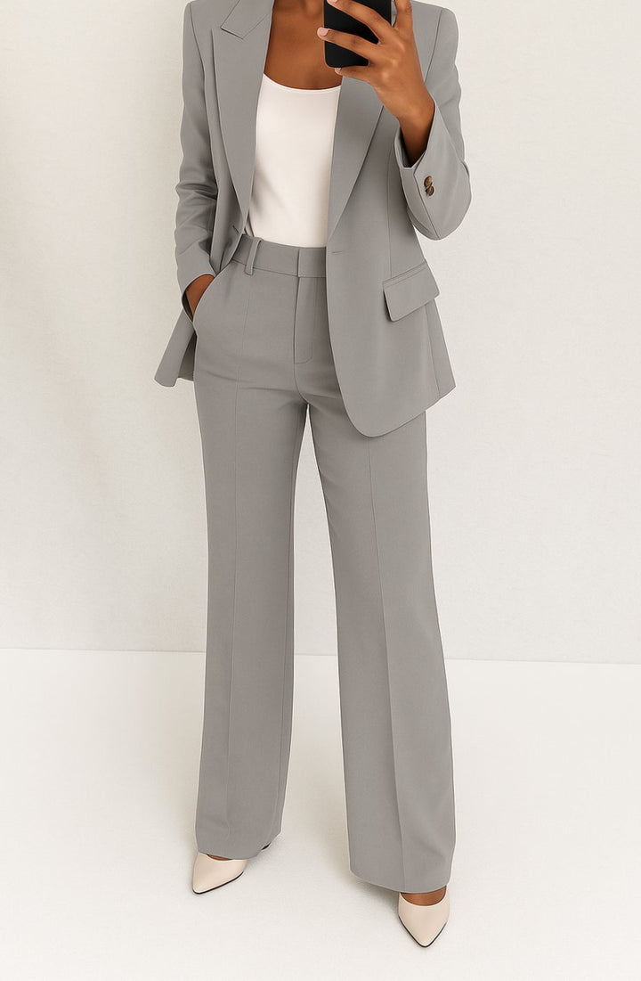 Women's Tailored Blazer Pants Suit Set Two-Piece