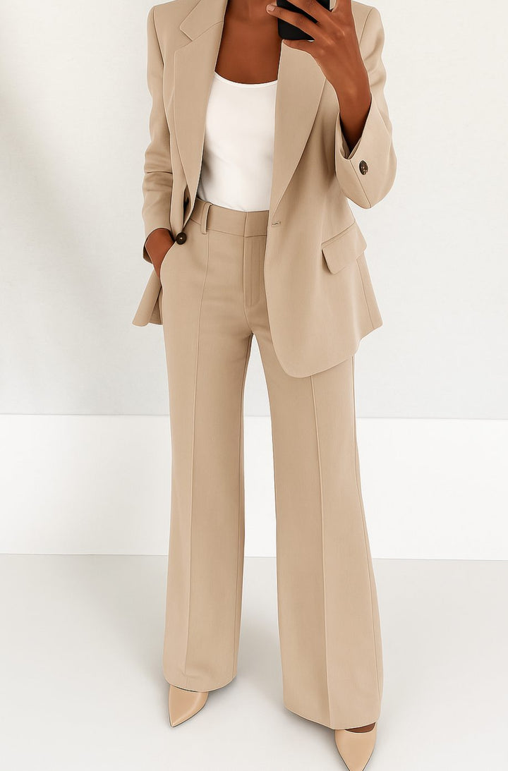 Women's Tailored Blazer Pants Suit Set Two-Piece