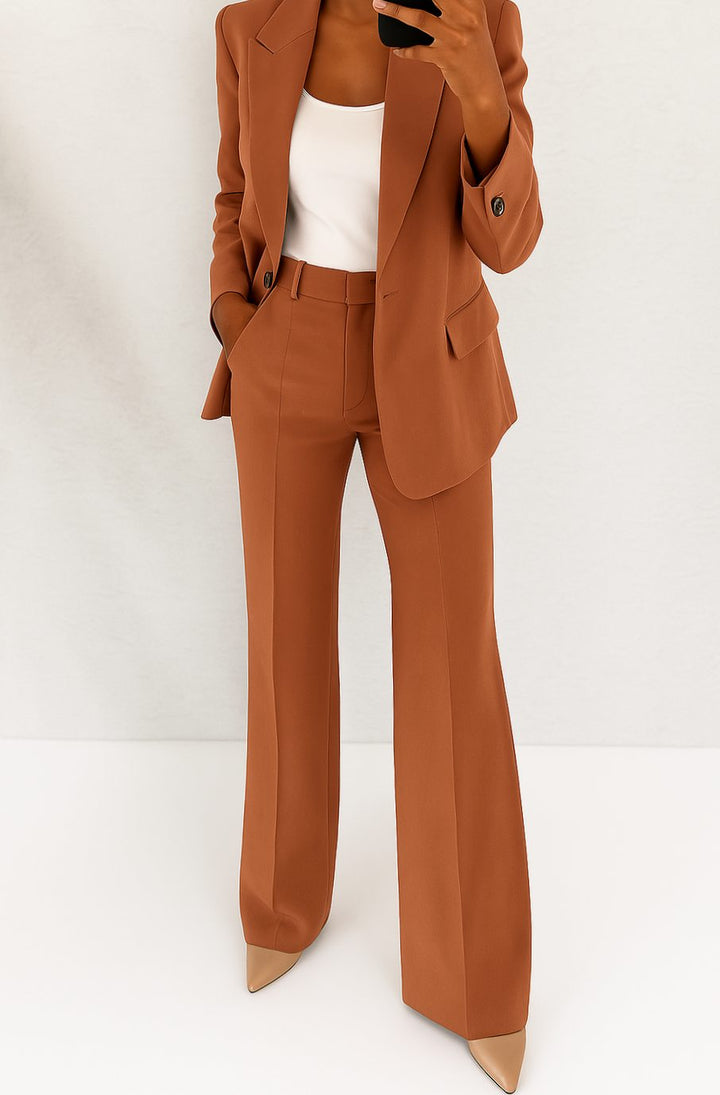 Women's Tailored Blazer Pants Suit Set Two-Piece