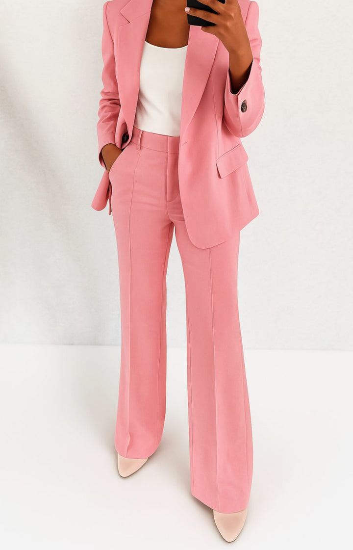 Women's Tailored Blazer Pants Suit Set Two-Piece