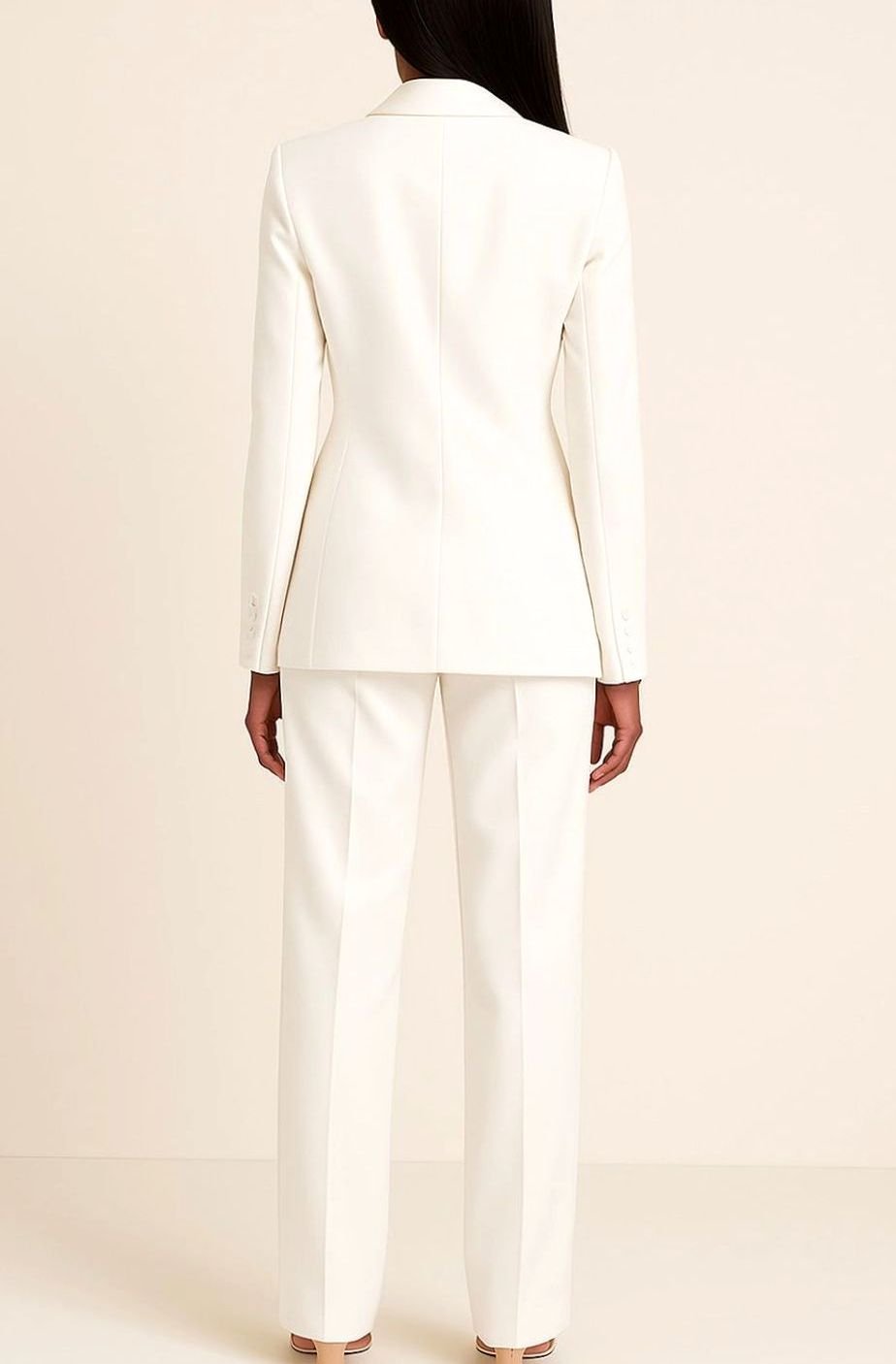 Women's Tailored Wide-Leg Blazer Suit Set